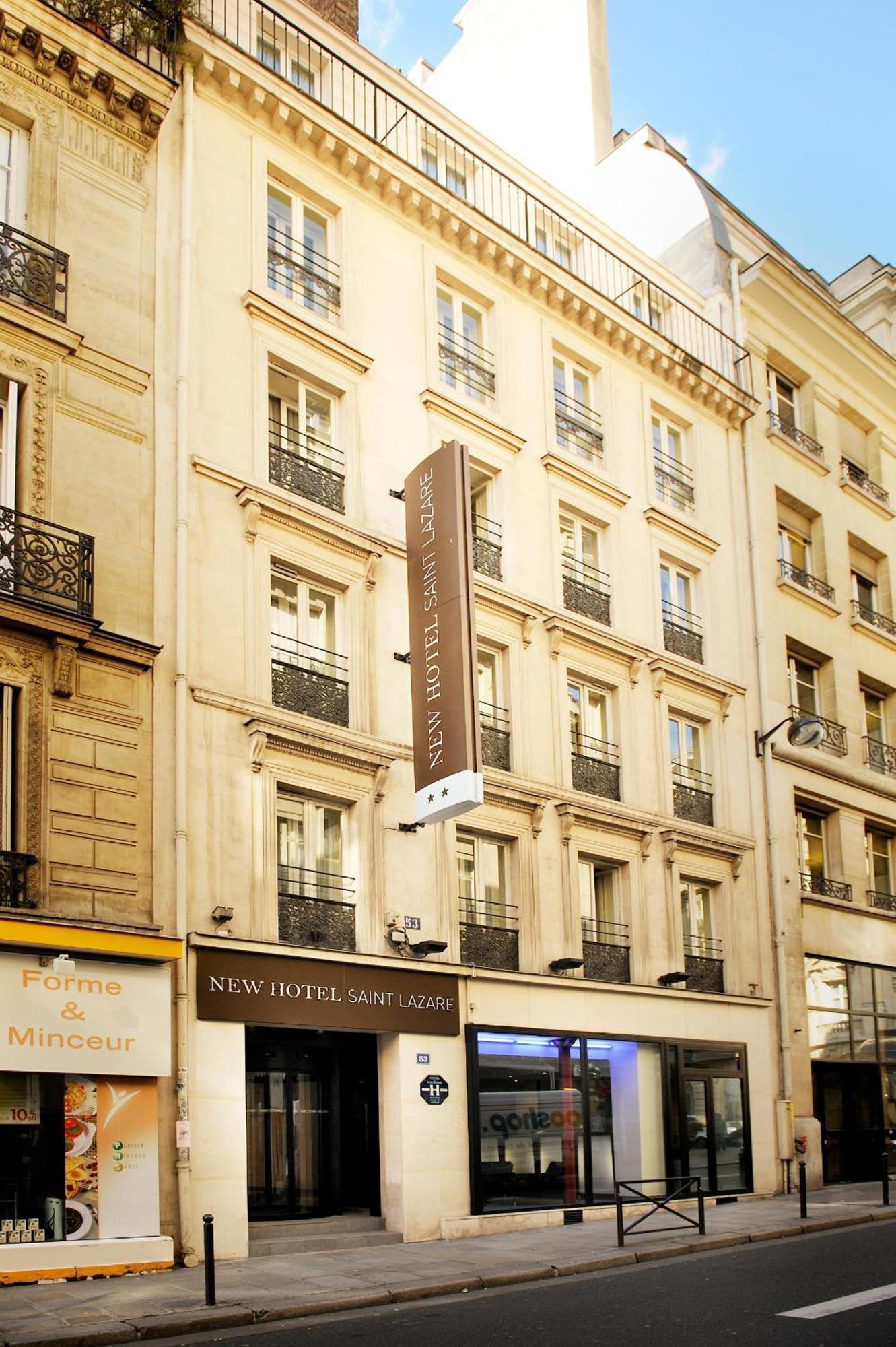 New Hotel Saint Lazare Paris Bagian luar foto